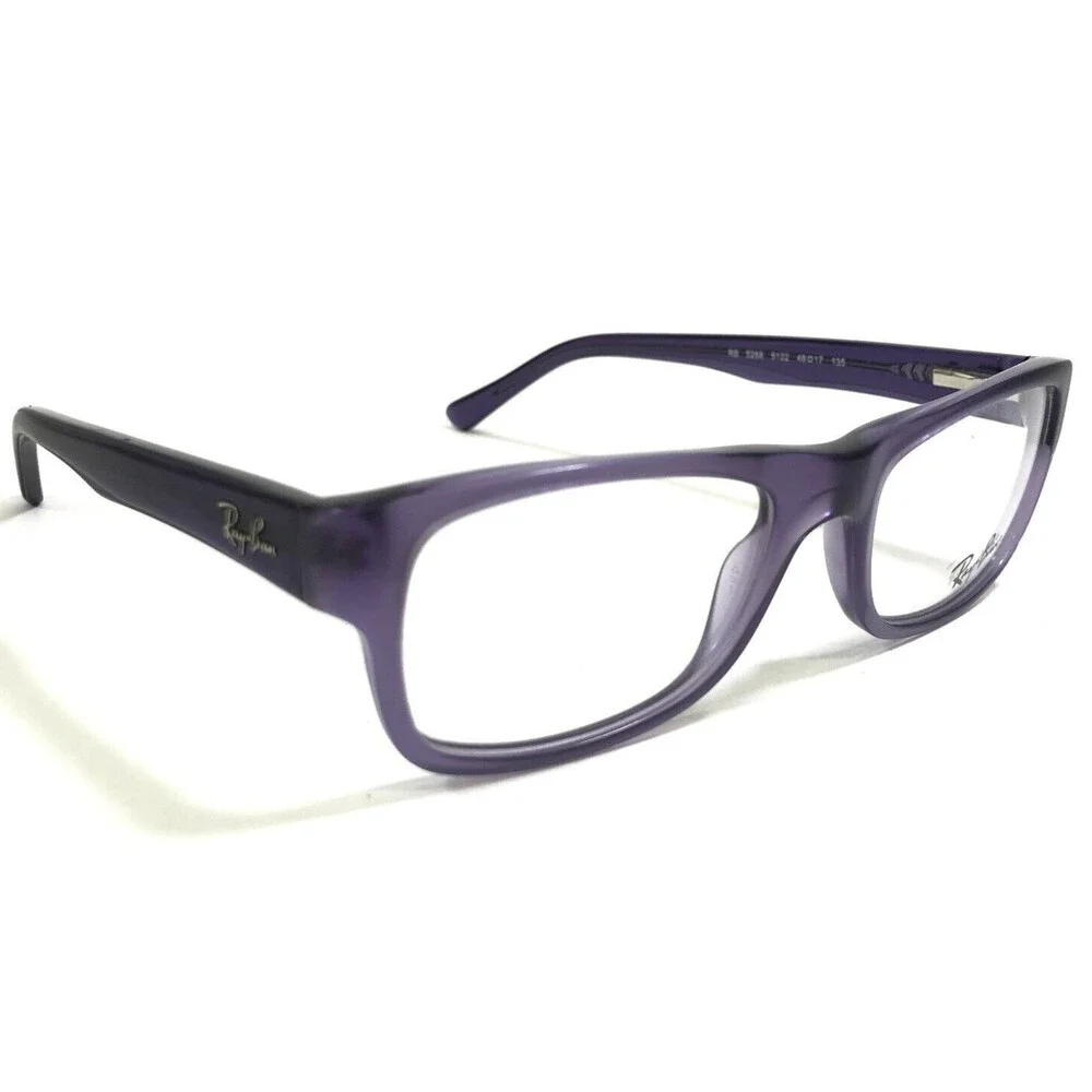 Ray-Ban Eyeglasses Frames RB5268 5122 Clear Purple Rectangular 48-17-135